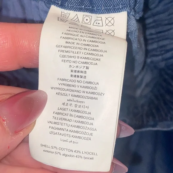 MICHAEL Michael Kors Women's Wide Leg Pull On Chambray Pants, sz 1X - Picture 9 of 11